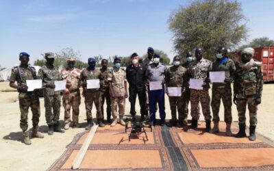 IBATECH suministra drones y formación en su manejo a las fuerzas de seguridad de Chad.